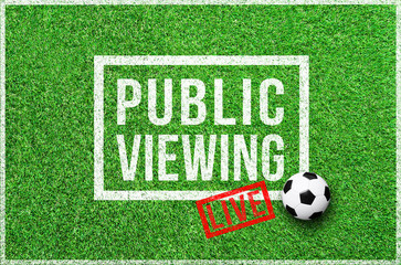 Fußball - Public Viewing Live