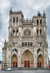 Fototapeta na wymiar Amiens Cathedral, France