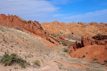 Fototapeta na wymiar canyon Tale in Kyrgyzstan