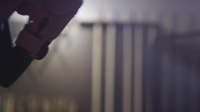 Two women sparring martial arts sport and fitness