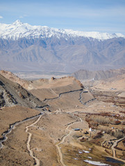 Mountain landscapes and high mountain roads