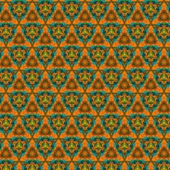 Seamless pattern background. Symmetric vintage fabric texture. Decor for design trendy fashion clothes, textile and print. High resolution desktop wallpaper. Template for hand made products decoration