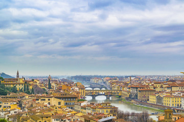 Obraz premium Aerial View Florence, Italy