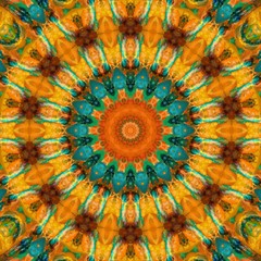 Abstract art gold background. Soft brushstrokes of paint. Good for printed picture, postcard, poster or wallpaper and textile printing. Contemporary art. Hand drawn artistic pattern for graphic design