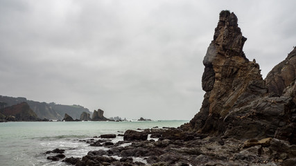 Rock at Playa del Silencio