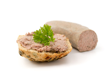 Leberwurstbrötchen