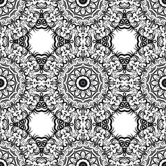 Decorative mandala flower ornament. pattern. vector. Tribal Ethnic Arabic, Indian, motif. for fashion design, wallpaper, invitation