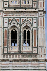 bell tower of Giotto Artist in Florence in Italy