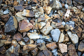 crushed stone background