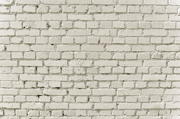 Old white brick wall background