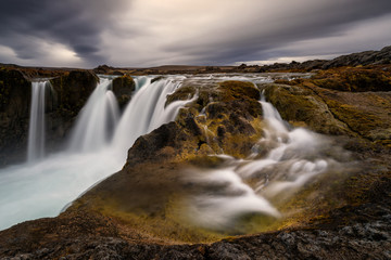 Hrafnabjargafoss Waterfall Iceland