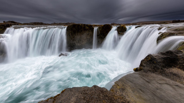 Hrafnabjargafoss Waterfall Iceland