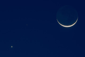 Moon, Mars, Venus