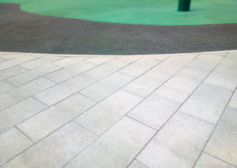 Obraz premium City pavement symmetric background
