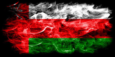 Oman smoke flag