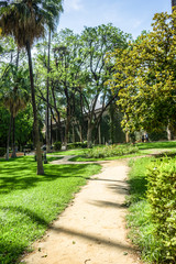 Spain, Seville, FOOTPATH IN garden