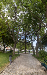 Park Patrao Joaquim Lopes on Olhao city