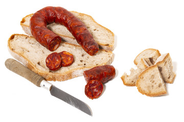 chorizo and traditional bread