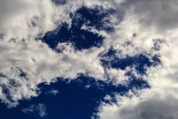 Blue sky with cloudy as a background wallpaper