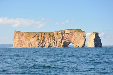 Fototapeta na wymiar Parc national de l'Île Bonaventure et du Rocher Percé - Gaspésie - Québec