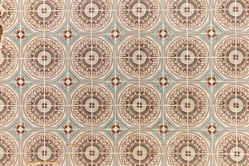 Fototapeta na wymiar Portuguese azulejo texture