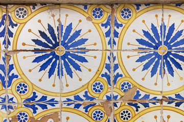 Portuguese azulejo texture