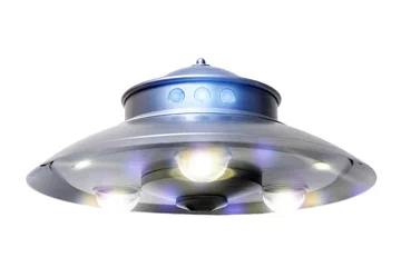 Fotobehang UFO Klassieke ufo schotel