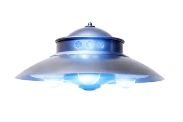 Fotobehang UFO Klassieke ufo schotel