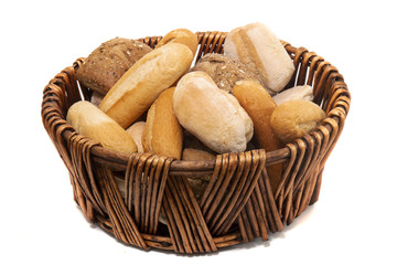 Fresh Assortment of baked bread varieties