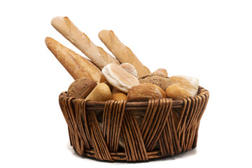 Fresh Assortment of baked bread varieties
