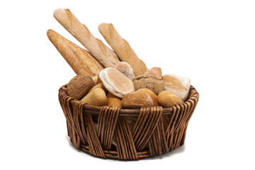Fresh Assortment of baked bread varieties
