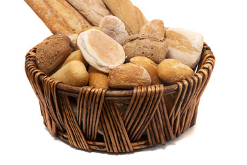 Fresh Assortment of baked bread varieties