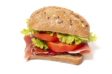 sandwich with ham