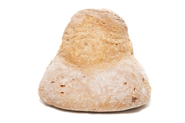 Traditional large loaf of bread