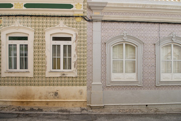 typical buildings of the portuguese cities