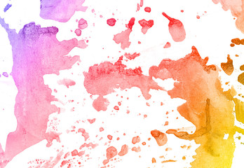 Colorful watercolor abstract background.