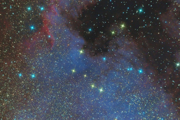 emission nebula of North America in the constellation Swan and is a region of ionized hydrogen....