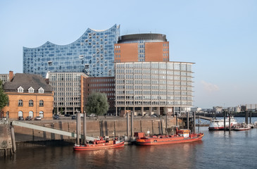 Naklejka premium Hamburg Elbphilharmonie und Hafencity