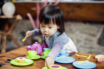 baby girl pretend play food toy