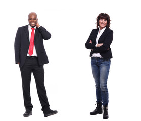 Man and a woman
