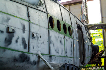 An old abandoned plane