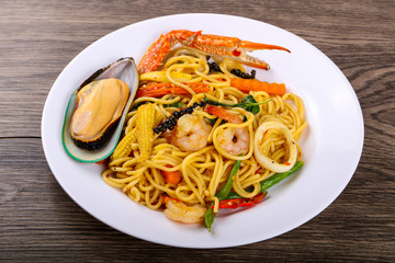 Seafood spaghetti