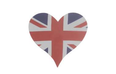 Heart with British flag