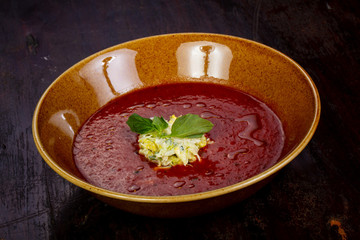 Cold tomato soup Gazpacho