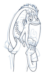 surprised man expression