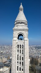 Ein Turm von Sacre Coeur 