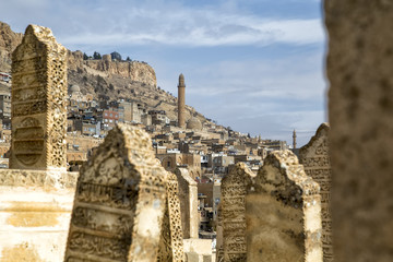 Landscape of a old city in the middle east . Mardin is a historical city in Southeastern Anatolia,...