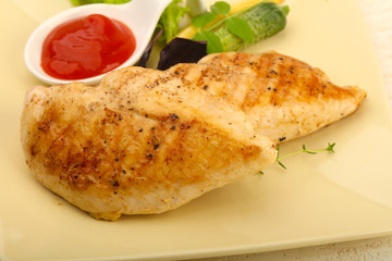 Roasted chicken breast