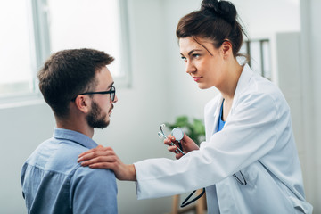 Fototapeta premium Doctor and patient