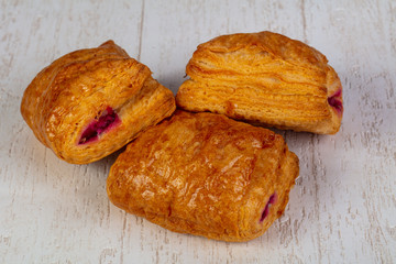 Delicious puff pastry